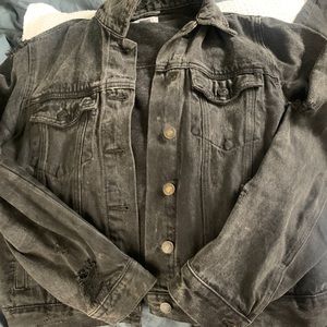 Black jean jacket